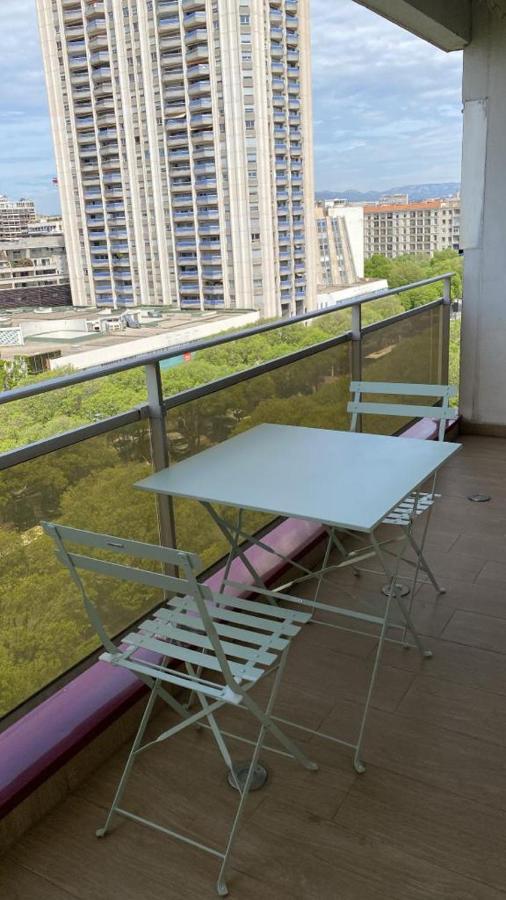 Sublime Appart- Vue Mer-Prado13008- Proche Plage Velodrome Marsilia Exterior foto